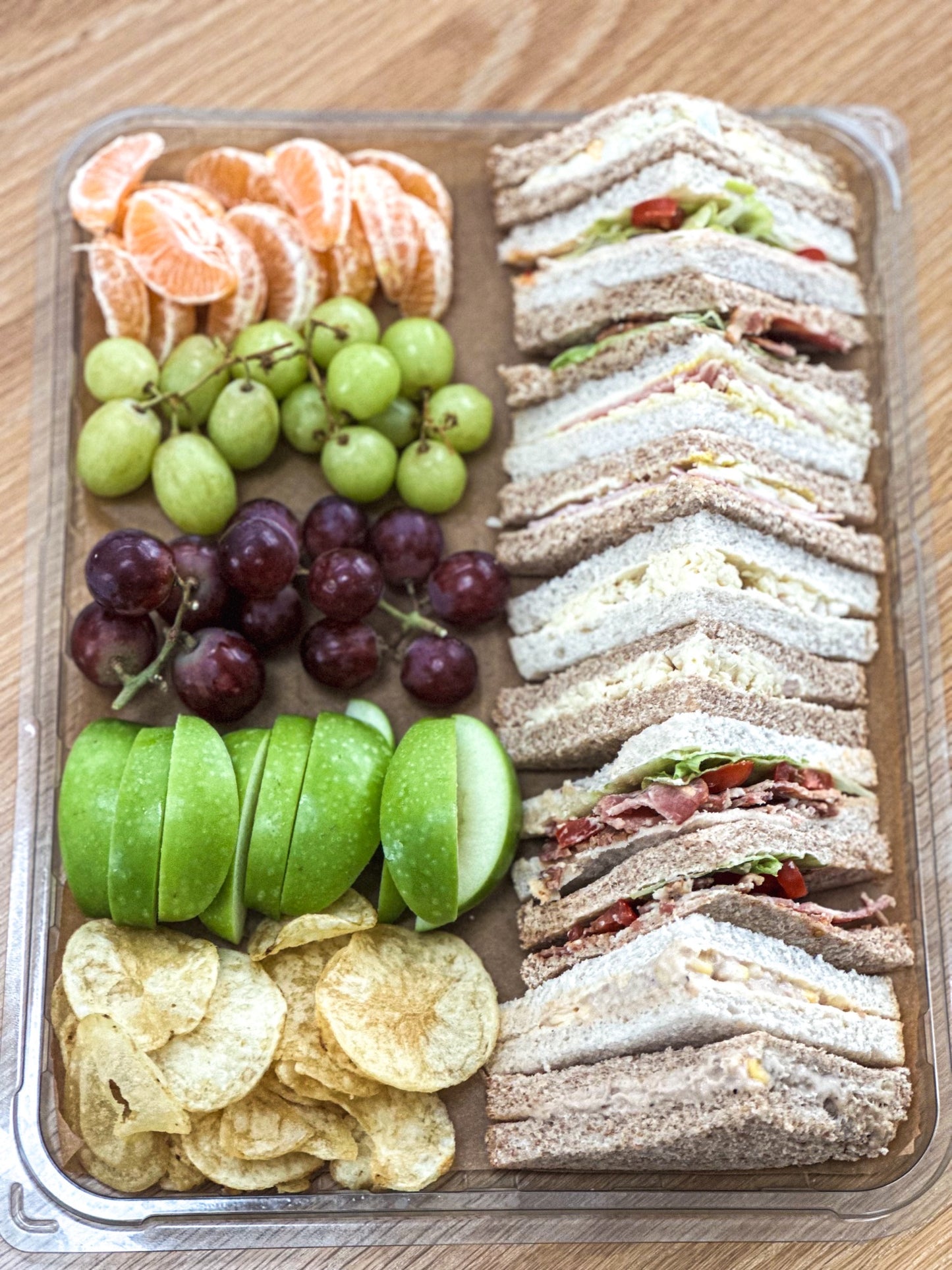 Sandwich and Fruit Platter