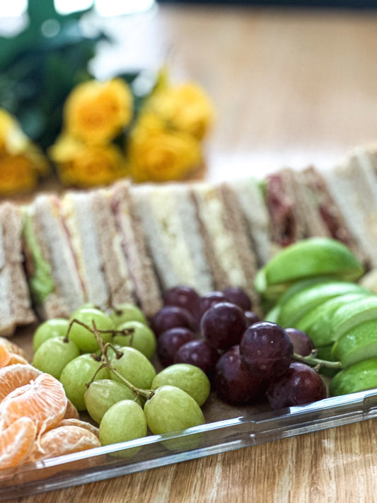 Sandwich and Fruit Platter