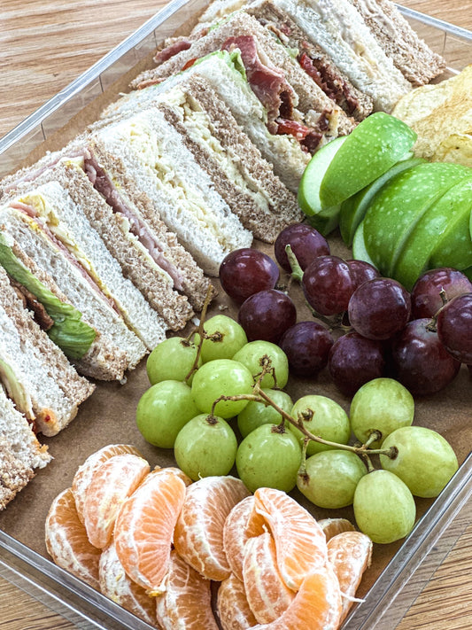 Sandwich and Fruit Platter