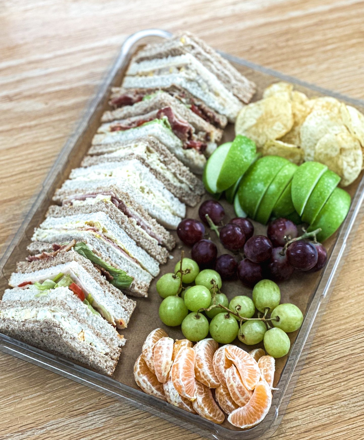 Sandwich and Fruit Platter